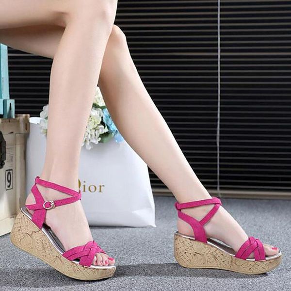 women sandals 2017 summer new open toe fish head fashion platform high heels wedge sandals female shoes women shoes, Black
women sandals 2017 summer new open toe fish head fashion platform high heels wedge sandals female shoes women shoes, Black