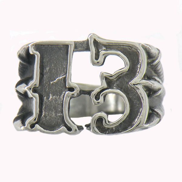 fanssteel stainless steel vintage mens or wemens jewelry signet claw hold evil 13 biker ring number ring 11w58, Silver
fanssteel stainless steel vintage mens or wemens jewelry signet claw hold evil 13 biker ring number ring 11w58, Silver