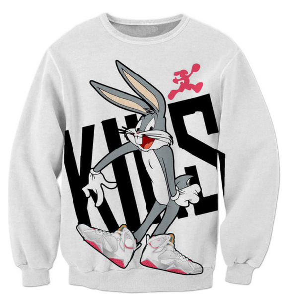 новые моды для женщин/мужчин белый мультфильм bugs bunny смешные 3d печати повседневная толстовки толстовка топы s-- - 5xl b15, Black
новые моды для женщин/мужчин белый мультфильм bugs bunny смешные 3d печати повседневная толстовки толстовка топы s-- - 5xl b15, Black