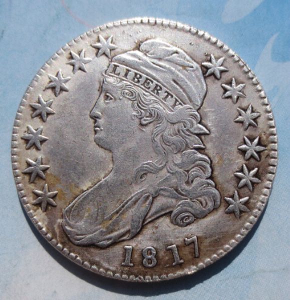 1817 Capped Bust Half Dollars Copy Coins Free Shipping High Quality old style Copy coin Free shipping