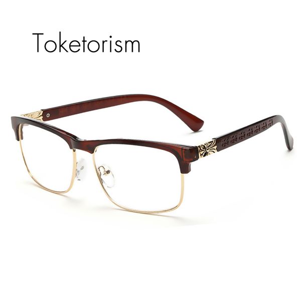 wholesale- toketorism latest trend cross eye glasses frames for women uv400 men chrome retro eyeglasses w808, Silver
wholesale- toketorism latest trend cross eye glasses frames for women uv400 men chrome retro eyeglasses w808, Silver