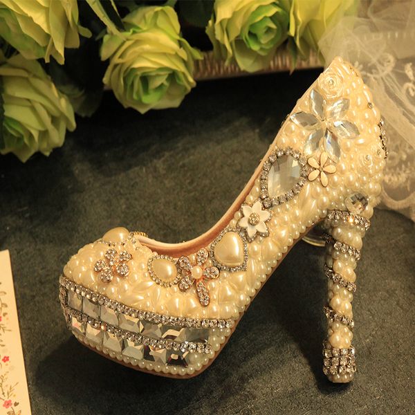 designer white pearls silver rhinestone bridal wedding shoes delicate handmake wedding high heels anniversary ceremony women sho, Black
designer white pearls silver rhinestone bridal wedding shoes delicate handmake wedding high heels anniversary ceremony women sho, Black