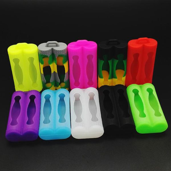 Silicone Case Bag for Dual 18650 Batteries Silicone Cases Colorful Replaceable Cover Rubber Skin Protector Fit 18650 Battery DHL Free
Silicone Case Bag for Dual 18650 Batteries Silicone Cases Colorful Replaceable Cover Rubber Skin Protector Fit 18650 Battery DHL Free