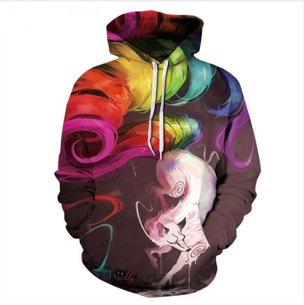 2017 autumn winter new fashion 3d hoodies colorful nine-tailed fox printing casual hoody funny sweatshirt drop shipping xk078, Black
2017 autumn winter new fashion 3d hoodies colorful nine-tailed fox printing casual hoody funny sweatshirt drop shipping xk078, Black