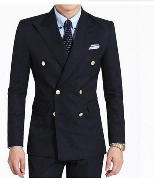 the latest men's suits fashion suit lapel double-breasted prom dress suit (jacket and pants), White;black
the latest men's suits fashion suit lapel double-breasted prom dress suit (jacket and pants), White;black