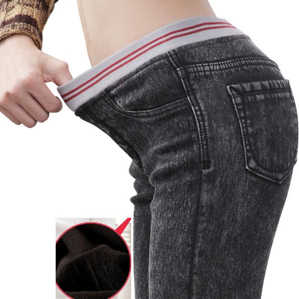 wholesale- plus size s-6xl 2015 winter new thicken women jeans plus velvet stretch boots pencil pants casual warm long trousers, Blue
wholesale- plus size s-6xl 2015 winter new thicken women jeans plus velvet stretch boots pencil pants casual warm long trousers, Blue