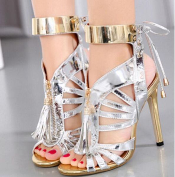 2017 summer women sandals boots paten leather tassel boots woman party shoes mujer botas lady cuts out booties peep toe high heel booties, Black
2017 summer women sandals boots paten leather tassel boots woman party shoes mujer botas lady cuts out booties peep toe high heel booties, Black