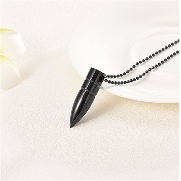 ijd9891 black bullet memorial ash keepsake pendant necklace for pet/human ashes funeral urns casket memorial jewelry wholesale or retail, Silver
ijd9891 black bullet memorial ash keepsake pendant necklace for pet/human ashes funeral urns casket memorial jewelry wholesale or retail, Silver