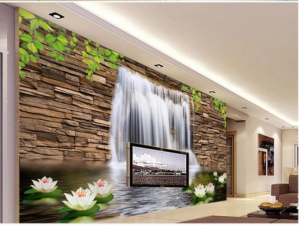 lotus waterfall 3d tv backdrop mural 3d wallpaper 3d wall papers for tv backdrop 
lotus waterfall 3d tv backdrop mural 3d wallpaper 3d wall papers for tv backdrop