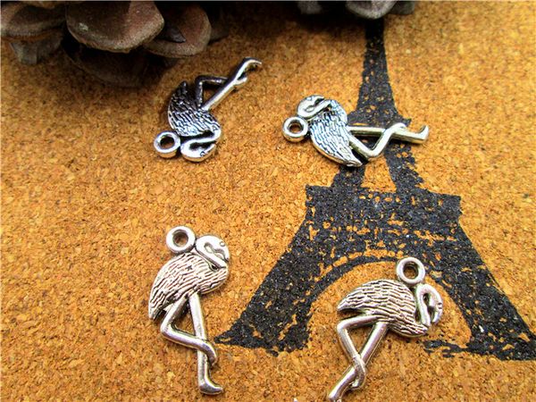90pcs--flamingo charms, antique silver cute flamingo pendants/charms,ostrich, 2 sided 23x11mm, Bronze;silver
90pcs--flamingo charms, antique silver cute flamingo pendants/charms,ostrich, 2 sided 23x11mm, Bronze;silver