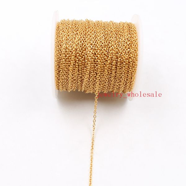 gold 10meter/lot wholesale in bulk jewelry finding chain gold stainless steel thin 2mm links soldered flat link roval chain jewlery, Silver
gold 10meter/lot wholesale in bulk jewelry finding chain gold stainless steel thin 2mm links soldered flat link roval chain jewlery, Silver