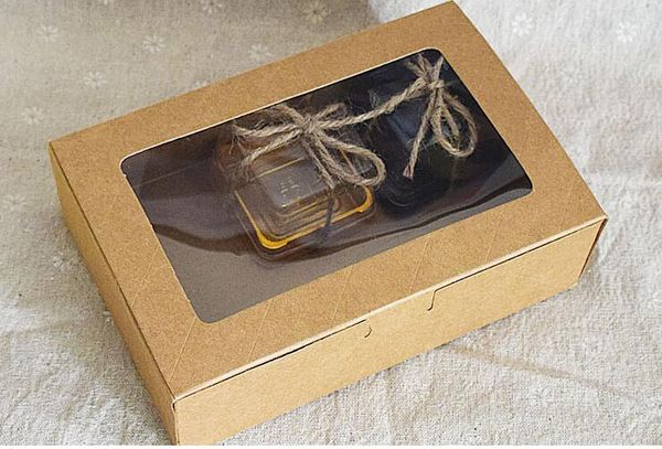 wholesale- qi size:18*12*5cm kraft window boxes packing custom gift boxes candy/cake/soap/cookie/cupcake display packaging boxes 10pcs/lot
wholesale- qi size:18*12*5cm kraft window boxes packing custom gift boxes candy/cake/soap/cookie/cupcake display packaging boxes 10pcs/lot