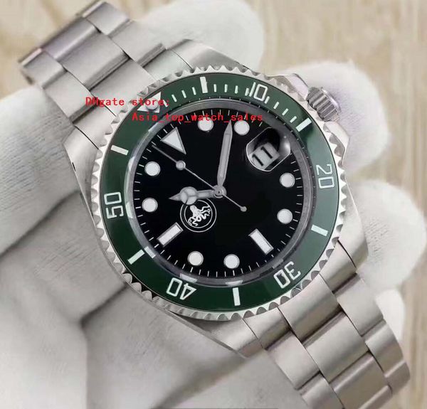the latest version 116610 mark version 40mm black dial green border 2836 swiss mechanical automatic men watches, Slivery;brown
the latest version 116610 mark version 40mm black dial green border 2836 swiss mechanical automatic men watches, Slivery;brown