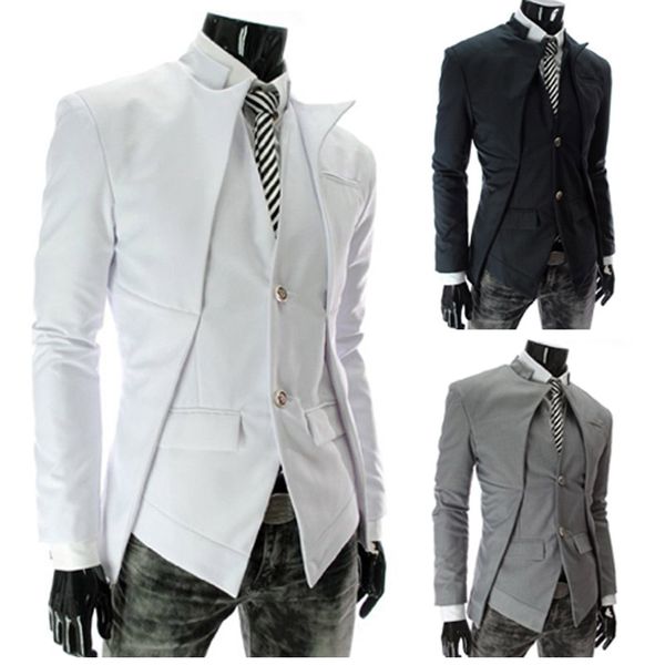 new 2017 autumn winter fake two picture british soild casual men blazers evening dress slim fit masculino suit brand-clothing, Black;brown
new 2017 autumn winter fake two picture british soild casual men blazers evening dress slim fit masculino suit brand-clothing, Black;brown