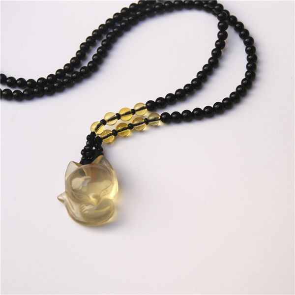 hand-carved. the antique light yellow crystal fox (dispel evil). talisman necklace pendant, Silver
hand-carved. the antique light yellow crystal fox (dispel evil). talisman necklace pendant, Silver