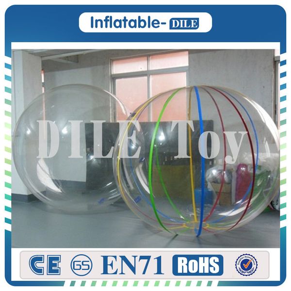 2018 Selling Inflatable 2m Giant Water Walking Ball,clear Dancing Balloon,inflated Ballet Balls Sport Zorbing Game Upgraded