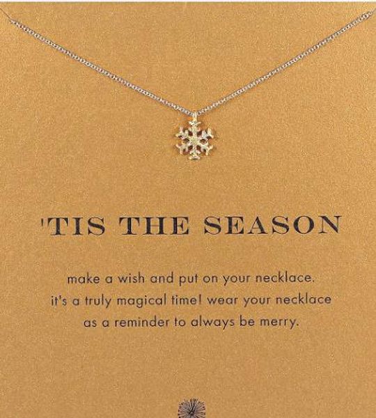 with card cute dogeared necklace with chirstmas snow (ths the season) , no fade, and high quality, Silver
with card cute dogeared necklace with chirstmas snow (ths the season) , no fade, and high quality, Silver