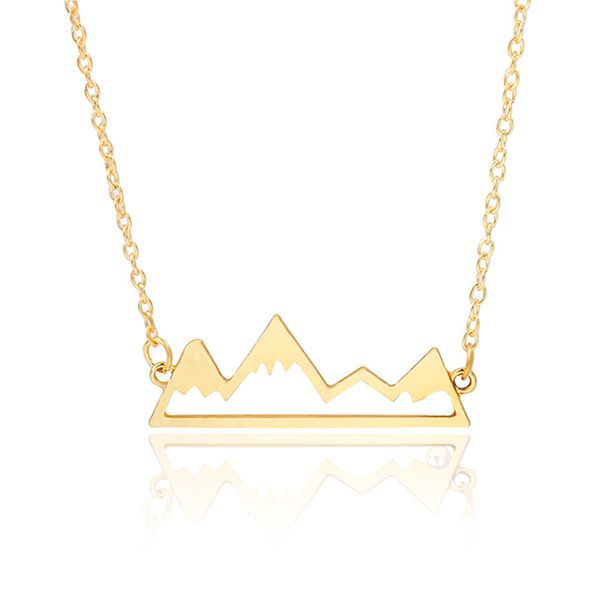 gold sliver black minimalist hollow out mountain pendant necklace women unique geometric necklaces mountains climbing gifts, Silver
gold sliver black minimalist hollow out mountain pendant necklace women unique geometric necklaces mountains climbing gifts, Silver