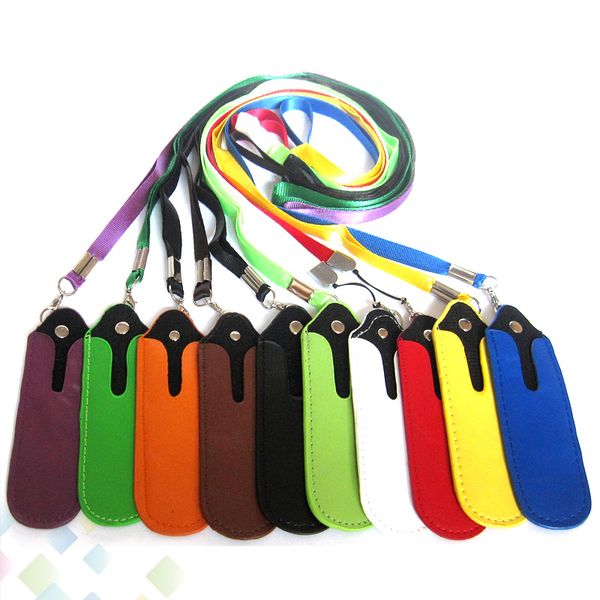 Colorful PU Leather Lanyard Case Portable Carrying Pouch Pocket Rope Round Corner Case Cover for EGO Electronic Cigarette DHL Free
Colorful PU Leather Lanyard Case Portable Carrying Pouch Pocket Rope Round Corner Case Cover for EGO Electronic Cigarette DHL Free