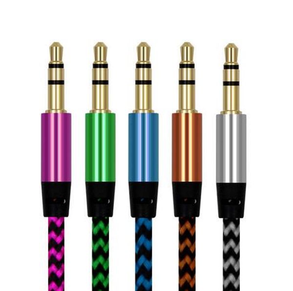 new fffas 1m aux cable car 3.5mm to 3.5mm jack audio cable male to male nylon kabel 1m gold plug aux cord for car iphone samsung
new fffas 1m aux cable car 3.5mm to 3.5mm jack audio cable male to male nylon kabel 1m gold plug aux cord for car iphone samsung