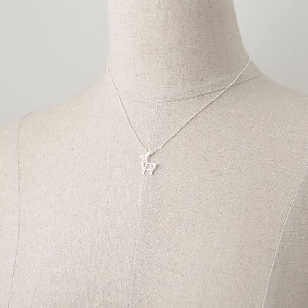 selling alpaca necklace origami deer necklace trendy neclaces for women, Silver
selling alpaca necklace origami deer necklace trendy neclaces for women, Silver