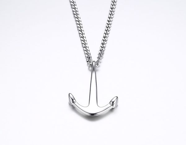men's vintage anchor necklace gold silver black plated nautical titanium steel anchors charm pendant collier pn-557
men's vintage anchor necklace gold silver black plated nautical titanium steel anchors charm pendant collier pn-557