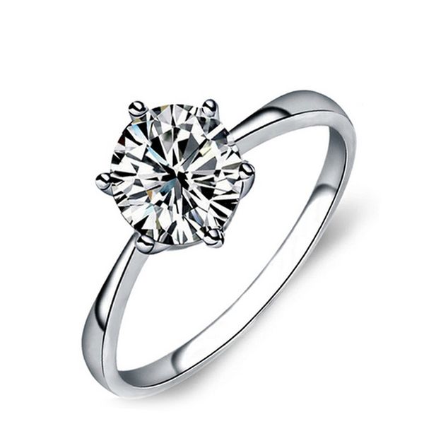 Anéis Solitaire wjtsilverjewelry
