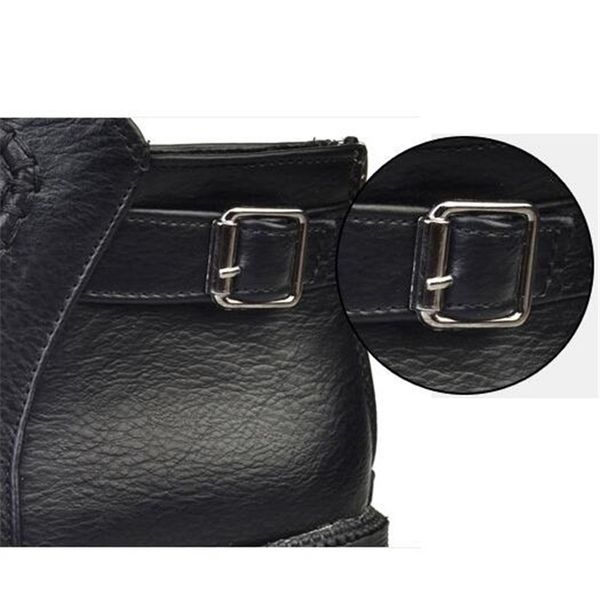 size 35-43 autumn winter leather martin boots women black zipper buckle ankle boots female square low heel boots shoes
size 35-43 autumn winter leather martin boots women black zipper buckle ankle boots female square low heel boots shoes
