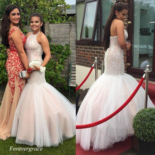 long halter neck prom dress major beadings open back garden women wear special occasion dress party gown custom made plus size, Black
long halter neck prom dress major beadings open back garden women wear special occasion dress party gown custom made plus size, Black