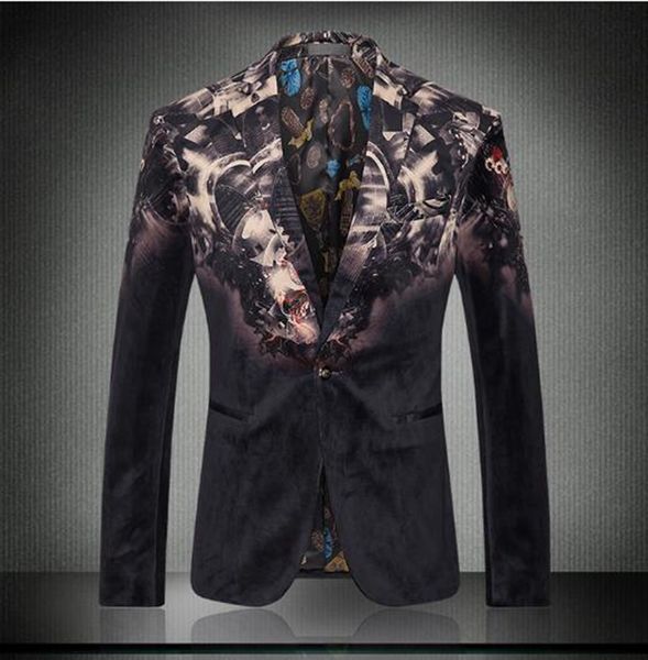 autumn new brand casual print suit men jacket fashion slim suit dress casual blazer singer costumes nightclub clothing, Black;red
autumn new brand casual print suit men jacket fashion slim suit dress casual blazer singer costumes nightclub clothing, Black;red