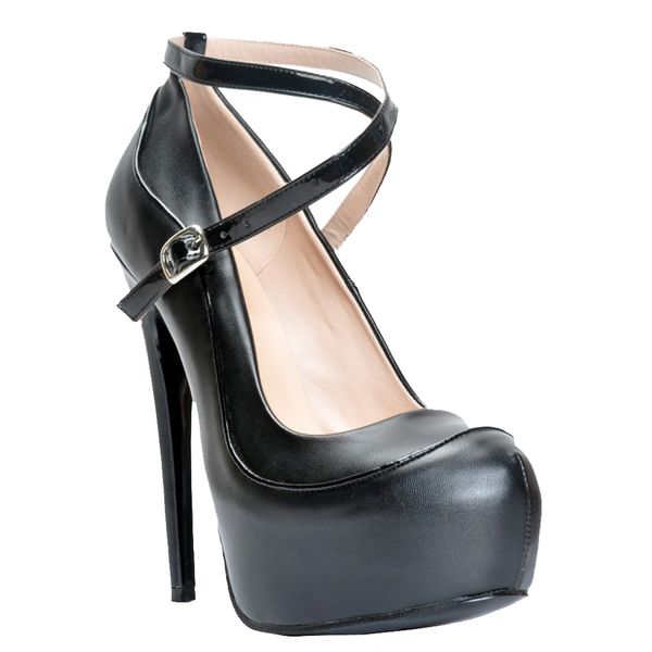zandina womens fashion handmade 14.5cm closed toe cross buckle strap high heel platform pumps shoes black xd012
zandina womens fashion handmade 14.5cm closed toe cross buckle strap high heel platform pumps shoes black xd012
