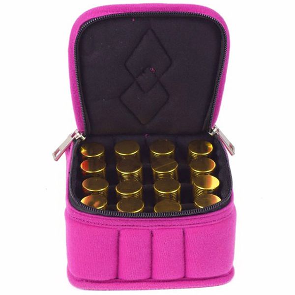 wholesale- 16 lattices cosmetic bag for traveling double zipper oil carrying case essential oil bottle storage box make up bags
wholesale- 16 lattices cosmetic bag for traveling double zipper oil carrying case essential oil bottle storage box make up bags