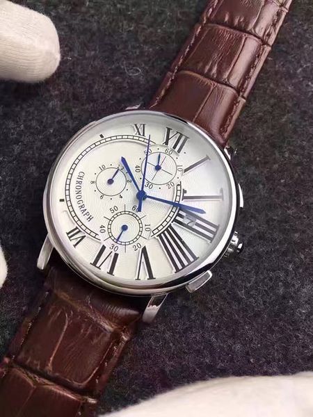 all subdials working chronograph luxury watch men watches brand leather strap quartz wristwatch c for men gift relojes ing, Slivery;brown
all subdials working chronograph luxury watch men watches brand leather strap quartz wristwatch c for men gift relojes ing, Slivery;brown