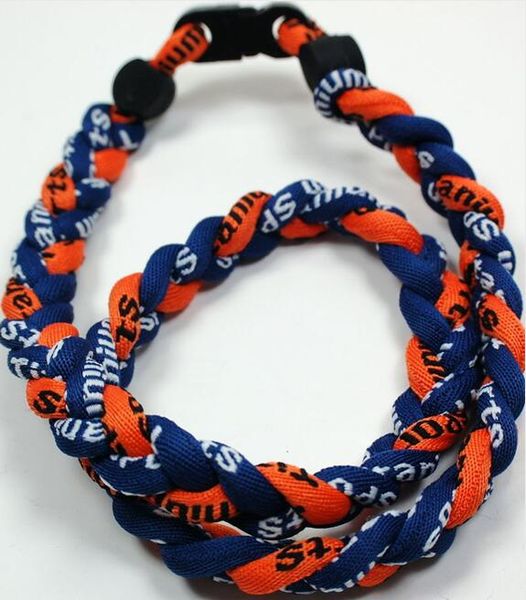 promotion - 350pcs/lot baseball sports titanium 3 rope braided dark greeen dark green orange sport ge necklace rt024, Golden;silver
promotion - 350pcs/lot baseball sports titanium 3 rope braided dark greeen dark green orange sport ge necklace rt024, Golden;silver