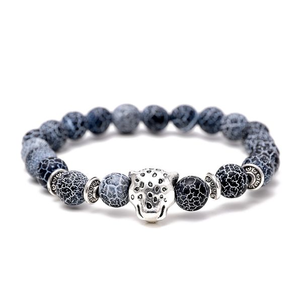 new fashion buddha beads bracelets beaded strands with leopard head pendant jewelry for men, Black
new fashion buddha beads bracelets beaded strands with leopard head pendant jewelry for men, Black