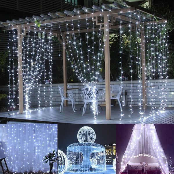 3*3m led window curtain icicle lights 306 led 9.8ft 8 modes string fairy light string light for christmas/halloween/wedding
3*3m led window curtain icicle lights 306 led 9.8ft 8 modes string fairy light string light for christmas/halloween/wedding