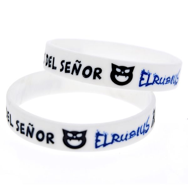 100pcs elrubius silicone rubber bracelet flexible and strong youth size ink filled logo no gender jewelry, Black
100pcs elrubius silicone rubber bracelet flexible and strong youth size ink filled logo no gender jewelry, Black