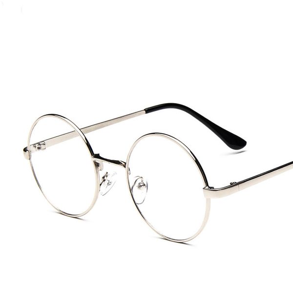 wholesale- new women's glasses frame metal alloys eyeglasses round optical frame clear glasses prescription eyewear high quality, Silver
wholesale- new women's glasses frame metal alloys eyeglasses round optical frame clear glasses prescription eyewear high quality, Silver