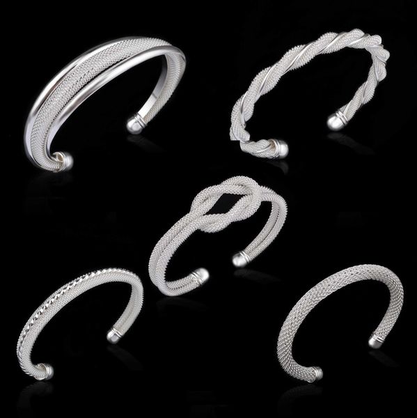 fashion bangles for women double wires charms for bracelets silver plated alloy bracelets 925 silver bangles 5 styels, Black
fashion bangles for women double wires charms for bracelets silver plated alloy bracelets 925 silver bangles 5 styels, Black