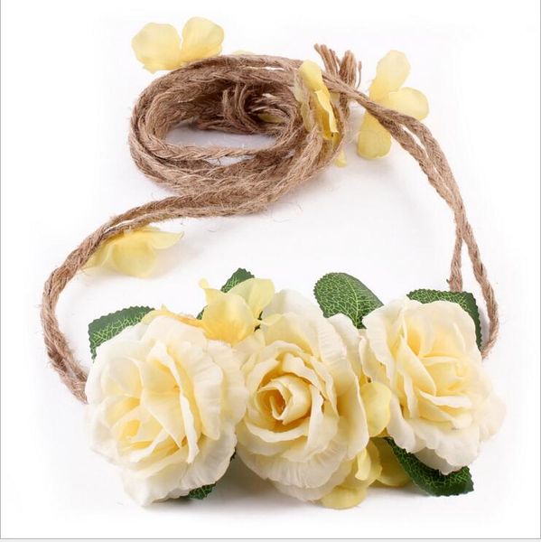 new design baby rose flower garlands adjusted headbands floral wedding bride headdress princess children beach hair accessories
new design baby rose flower garlands adjusted headbands floral wedding bride headdress princess children beach hair accessories