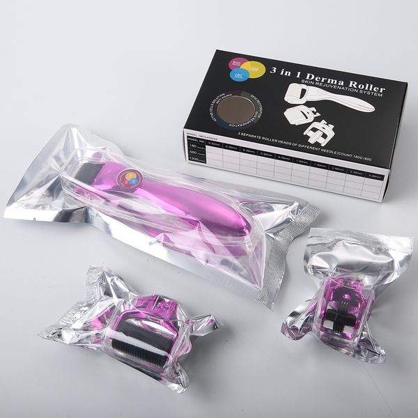 dhl 3-in-1 kit derma roller titanium micro needle roller - 180 600 1200 needles skin dermaroller for body and face ship
dhl 3-in-1 kit derma roller titanium micro needle roller - 180 600 1200 needles skin dermaroller for body and face ship