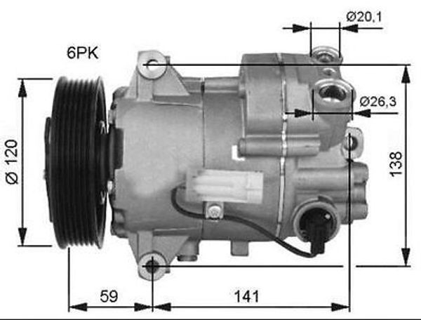 для opel / vauxhall astra j cvc 120 мм 6pk автомобильный воздушный насос компрессор 13271268 13395695 1618063 1618424
для opel / vauxhall astra j cvc 120 мм 6pk автомобильный воздушный насос компрессор 13271268 13395695 1618063 1618424