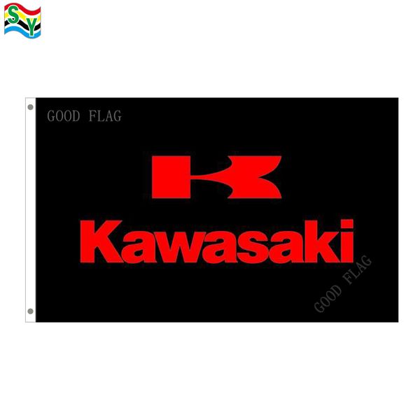 goodflag kawasaki black flag artwork flags banner 3x5 ft 90*150cm polyster outdoor flag
goodflag kawasaki black flag artwork flags banner 3x5 ft 90*150cm polyster outdoor flag