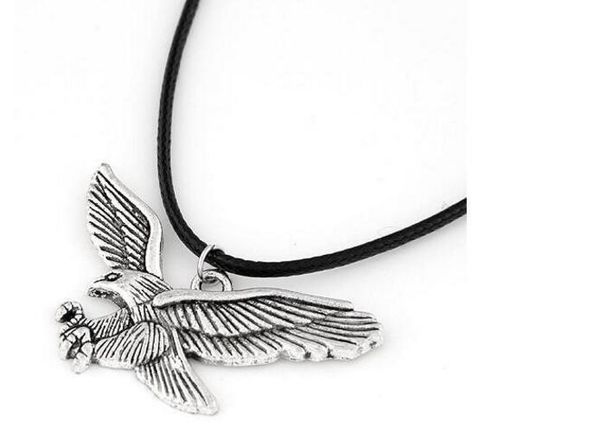 6pcs/lot alloy new arrival fashion popular metal eagle pendant necklace leather wax rope necklace 420*50*30mm drop shipping, Silver
6pcs/lot alloy new arrival fashion popular metal eagle pendant necklace leather wax rope necklace 420*50*30mm drop shipping, Silver