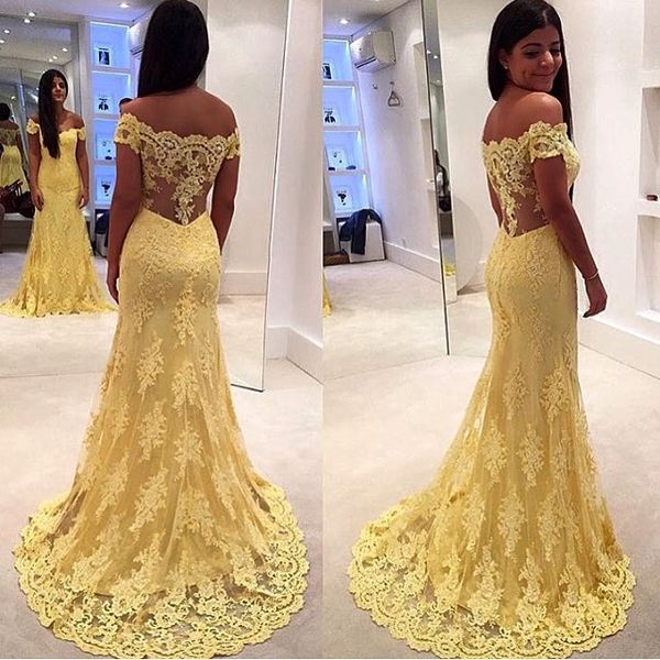 off shoulder boat neck graceful lace evening dresses yellow mermaid formal dresses sheer back graduation party dresses vestido sereia, Black;red
off shoulder boat neck graceful lace evening dresses yellow mermaid formal dresses sheer back graduation party dresses vestido sereia, Black;red