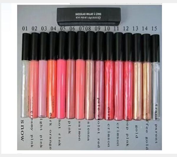 New arrive makeup lip gla 15 diffent color 1 92g 15pc lot 
New arrive makeup lip gla 15 diffent color 1 92g 15pc lot