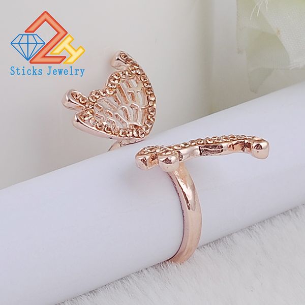lovely ladies butterfly ring rose gold color open rings for women with cubic zirconia stone jewelry gifts, Golden;silver
lovely ladies butterfly ring rose gold color open rings for women with cubic zirconia stone jewelry gifts, Golden;silver