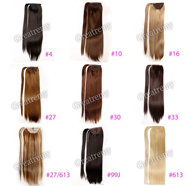 Greatremy 22" Long Straight Wrap Around Ponytail Extension Synthetic Hairpiecs for Girls 10 COLORS #10#16#27#27/613#30#33#4#6#613#99J
Greatremy 22" Long Straight Wrap Around Ponytail Extension Synthetic Hairpiecs for Girls 10 COLORS #10#16#27#27/613#30#33#4#6#613#99J