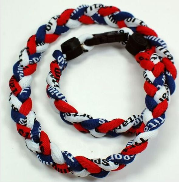promotion - 350pcs/lot baseball sports titanium 3 rope braided red white blue sport ge necklace rt013, Golden;silver
promotion - 350pcs/lot baseball sports titanium 3 rope braided red white blue sport ge necklace rt013, Golden;silver