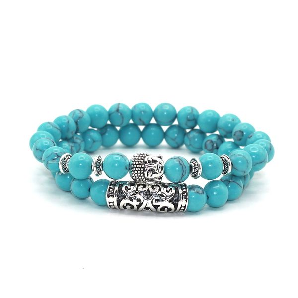 antique silver plated buddha head charm with lava onyx turquoises natural stone beads bracelet set pack for men women christmas gift, Black
antique silver plated buddha head charm with lava onyx turquoises natural stone beads bracelet set pack for men women christmas gift, Black
